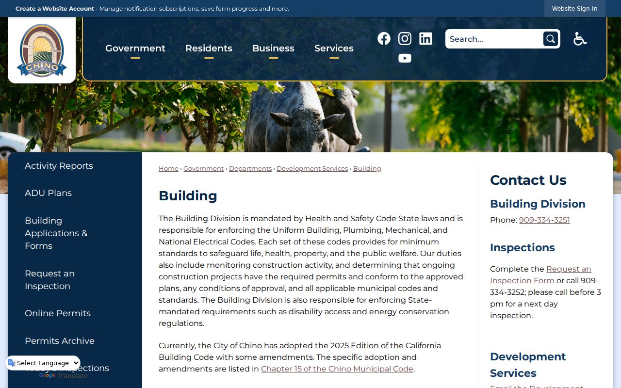Chino people search City Clerk public records page