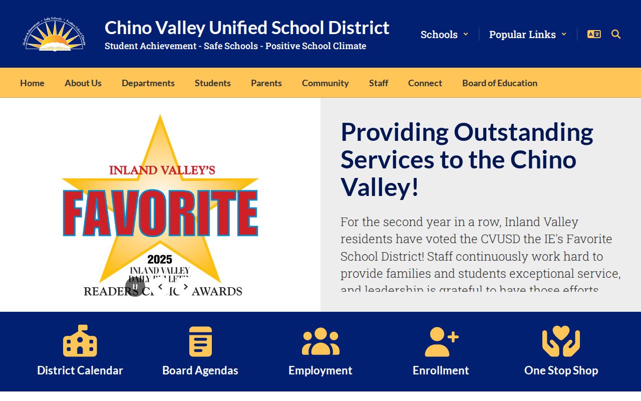 Chino people directories source for Chino Valley Unified School District directory